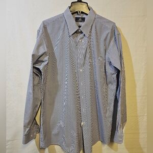 Classic Blue Striped‎ Dress Shirt